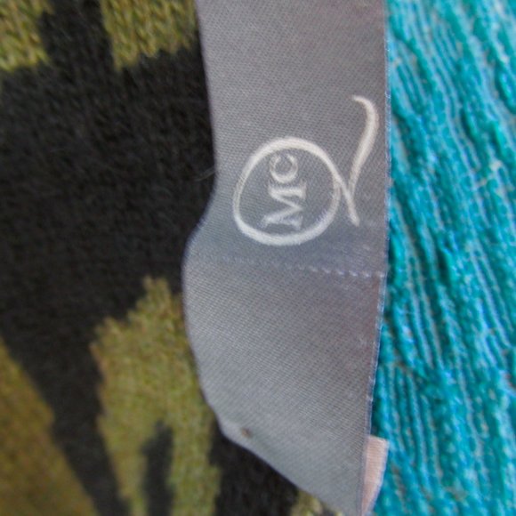 Alexander McQueen- McQ- army/black Graffiti Scarf - Picture 4 of 4